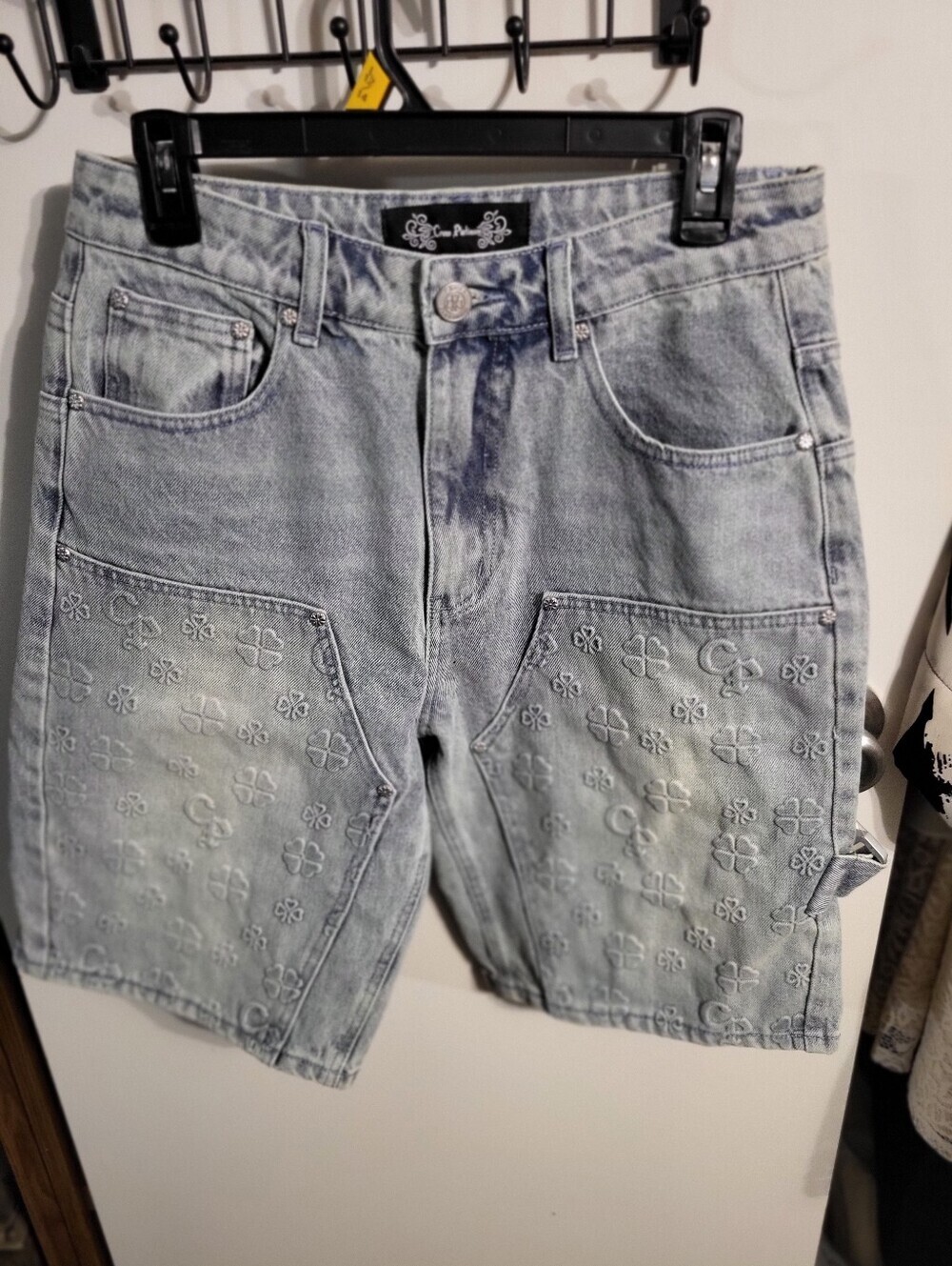 Cross Platinum Denim Shorts New Size 28 Vintage Y2k Skater